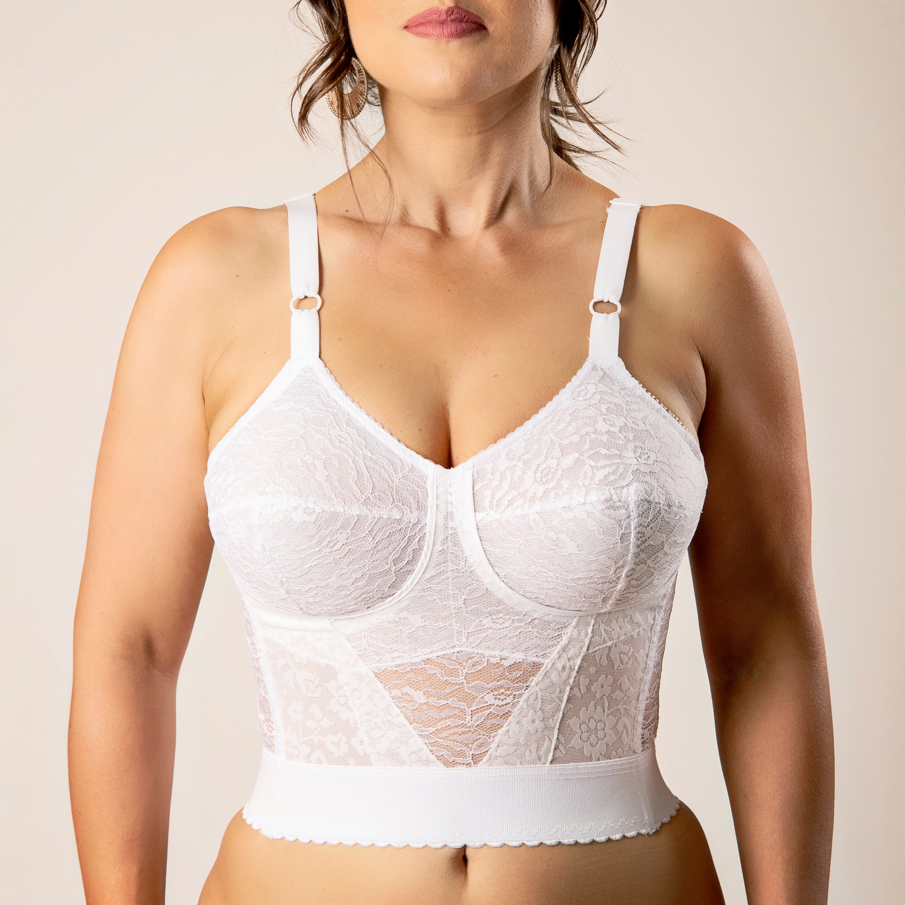RAGO STYLE 2202 - LONG LINE FIRM SHAPING EXPANDABLE CUP BRA - (Medium) –  Body By Cassie