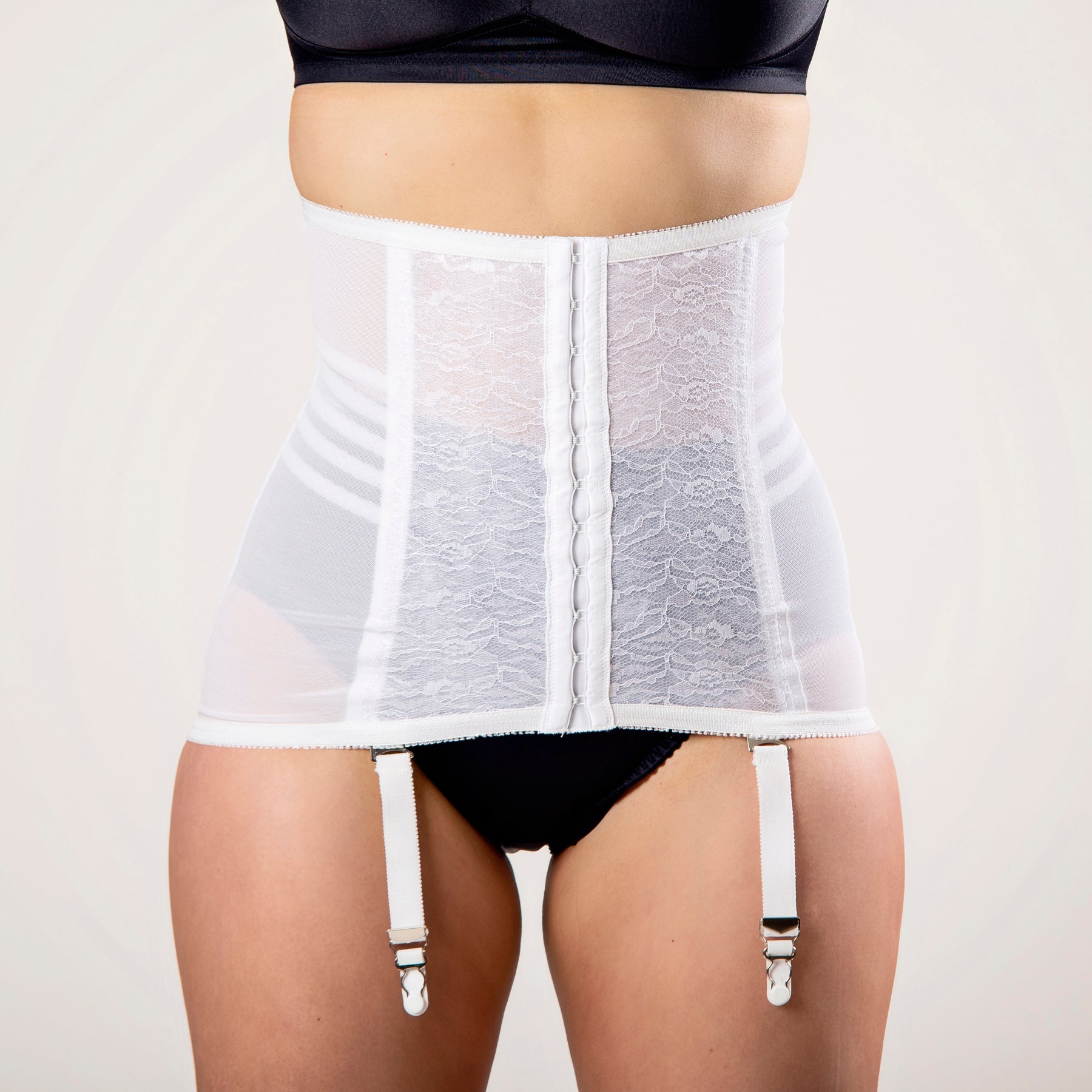 RAGO STYLE 21 – WAIST TRAINER / GIRDLE WITH GARTERS FIRM SHAPING – Body By  Cassie
